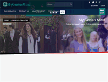 Tablet Screenshot of mygeniusmind.com